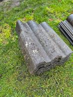 Dakpannen rbb neroma kantpan en nokpannen en eindnok en hal, Doe-het-zelf en Bouw, Dakpannen en Dakbedekking, Ophalen, Grijs, Dakpannen