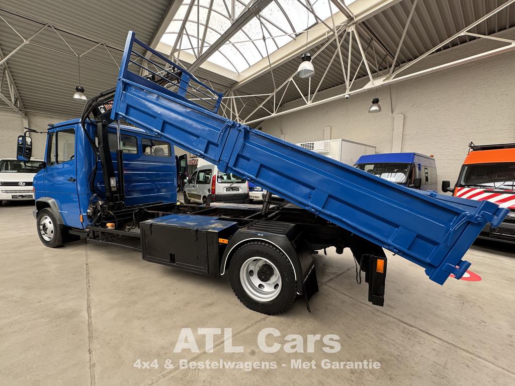 Mercedes-Benz 1 VARIO 814D | KIPPER | KRAAN | 1J GARANTIE, Auto's, Vrachtwagens, Euro 2, Blauw, Bedrijf, 2 zetels