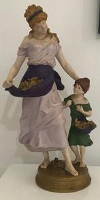 Groot Vintage Beeld Moeder en kind 47 cm, Ophalen of Verzenden