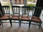 Rieten stoelen, Maison & Meubles, Chaises, Autres couleurs, Enlèvement, Utilisé, Quatre