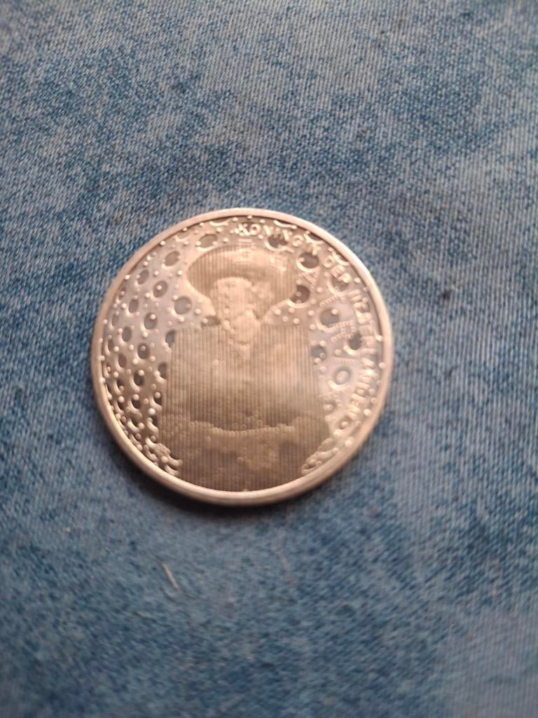 Zilveren 5€ munt, Postzegels en Munten, Ophalen of Verzenden