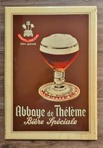 Blikken reclamebord Abbaye de Thélème., Ophalen of Verzenden, Reclamebord