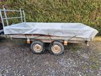 Grande remorque double essieux 3m, Auto diversen, Aanhangers en Bagagewagens, Ophalen, Gebruikt