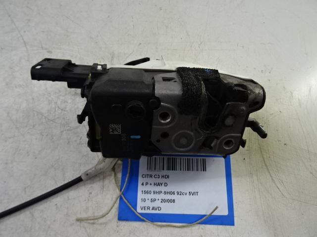 SERRURE DE PORTE AVANT DROITE Citroën C3 (SC) (732308), Utilisé, Droite, Citroën