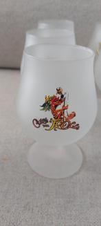 3 glazen Cuvee des Trolls, Ophalen of Verzenden