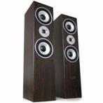 3 Weg HiFi bass reflex speakers 180 Watt Max Bruin, Neuf, Autres marques, Enlèvement ou Envoi, Haut-parleurs Frontaux, Arrière ou Stéréo