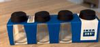 Ikea glazen kruidenpotjes met zwart deksel, Ophalen of Verzenden, Nieuw