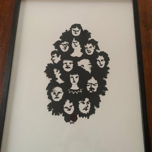 Scheerenschnitt Hildegard Wöhrle, Enlèvement