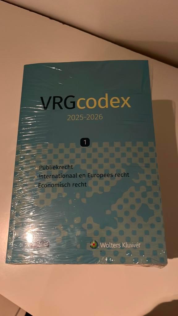 VRG codex 2025-2026 NIEUW 3 delig, Boeken, Studieboeken en Cursussen, Nieuw, Ophalen