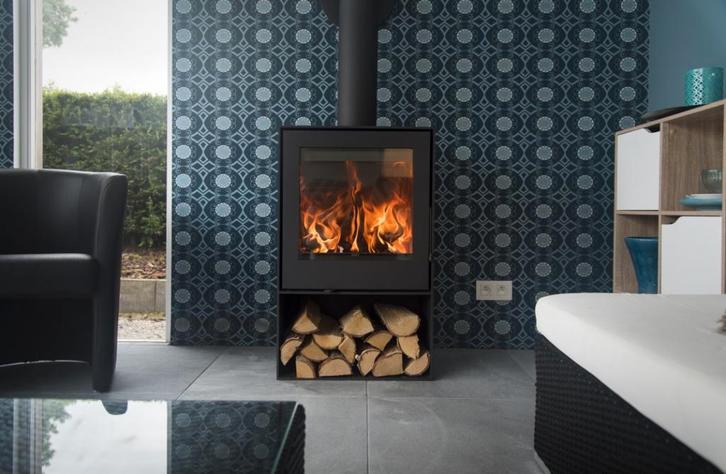 Houtkachel Saey Qube 6  Klassiek innovatief., Maison & Meubles, Accessoires pour la Maison | Autre, Neuf, Enlèvement ou Envoi