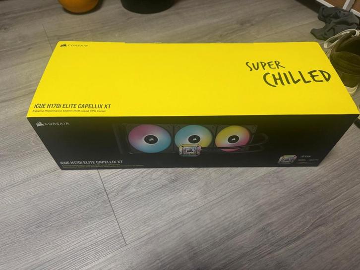 Refroidisseur liquide 420 mm   iCUE H170i ELITE CAPELLIX XT, Informatique & Logiciels, Refroidisseurs d'ordinateur, Utilisé, Refroidisseur ordinateur à eau