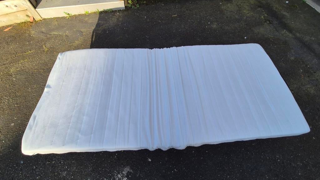 Lit pliant Ikea Sultan Florvag, Caravanes & Camping, Tapis de couchage, Enlèvement, Comme neuf, 1 personne