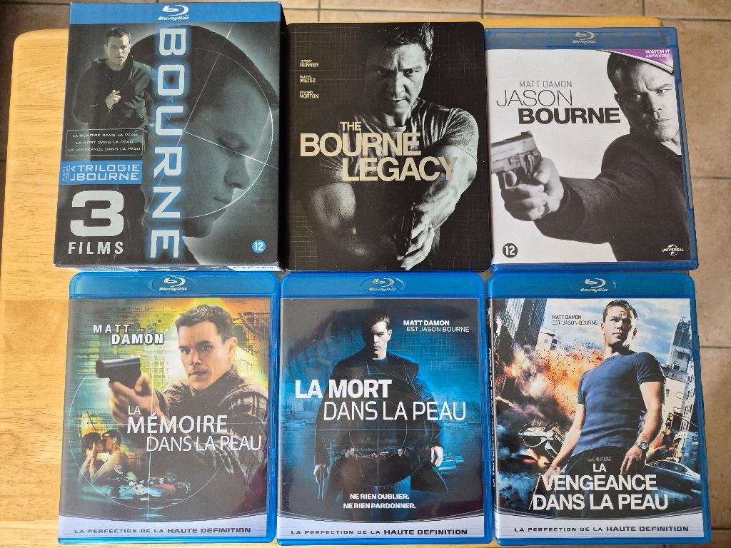 Blu-Ray intégrale Jason Bourne (5 films), Ophalen, Actie, Boxset