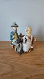 Vintage porseleinen biscuit beeldje, Antiek en Kunst, Ophalen of Verzenden