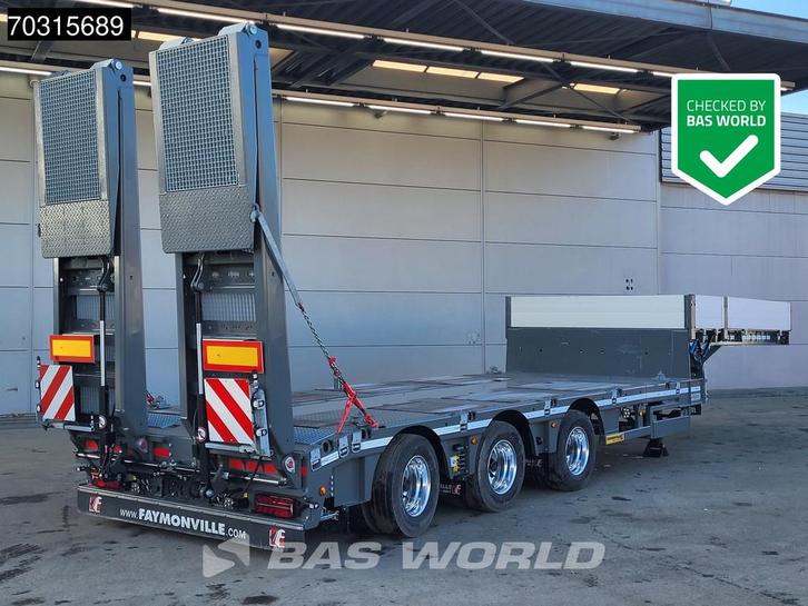 Faymonville F-S43-1AAF Extendable 380cm Lift+SteeringAxle Al, Auto's, Vrachtwagens, Bedrijf, Te koop, Lichtmetalen velgen, Aanhangers en Opleggers
