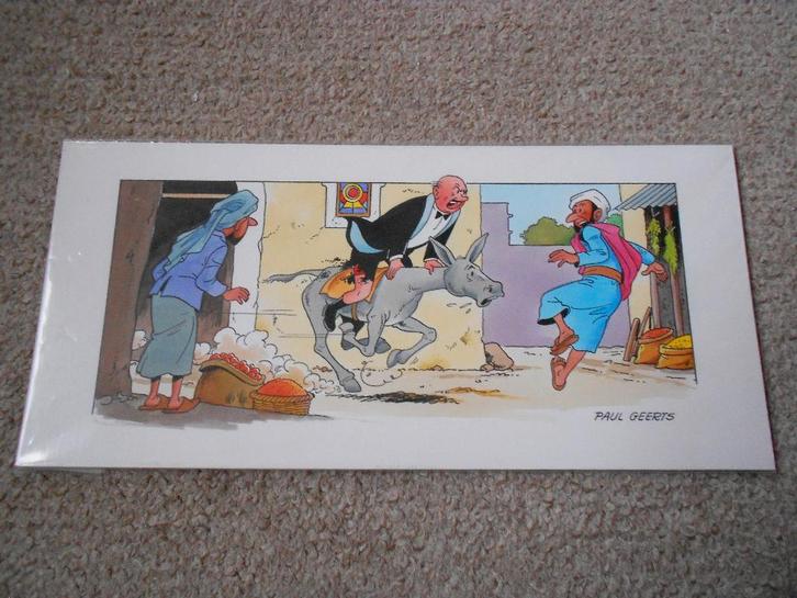 Suske en Wiske - De Rinoramp - originele tekening P Geerts, Boeken, Stripverhalen, Nieuw, Ophalen of Verzenden