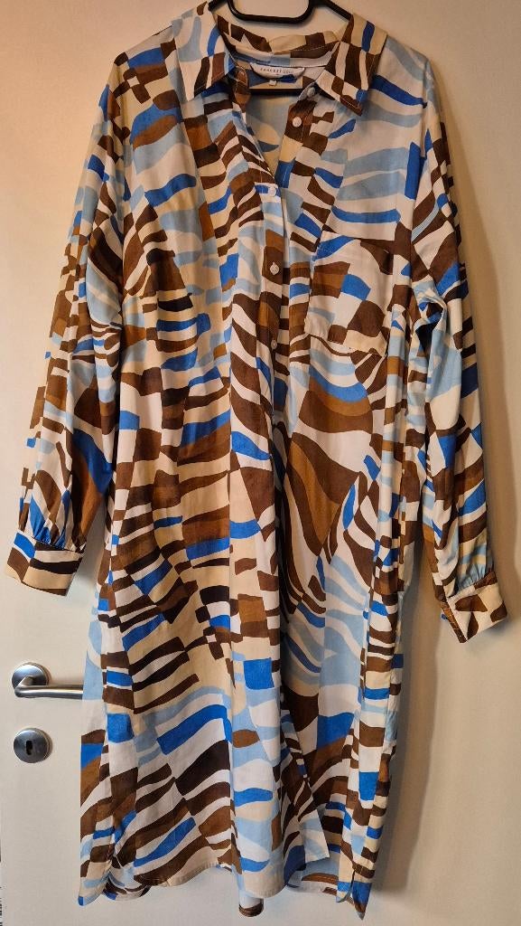 Jurk Xandres gold - Maat 52, Kleding | Dames, Grote Maten, Ophalen of Verzenden, Zo goed als nieuw, Jurk