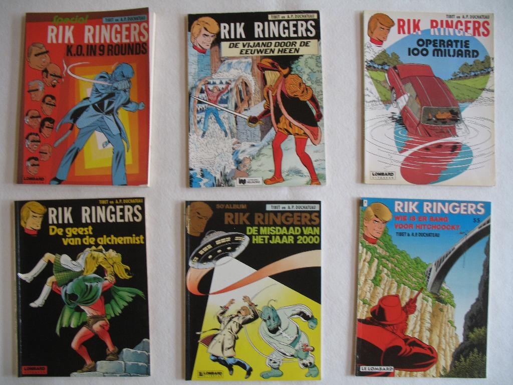 Rik Ringers  x 1ste druk, Boeken, Stripverhalen, Zo goed als nieuw, Meerdere stripboeken, Ophalen of Verzenden