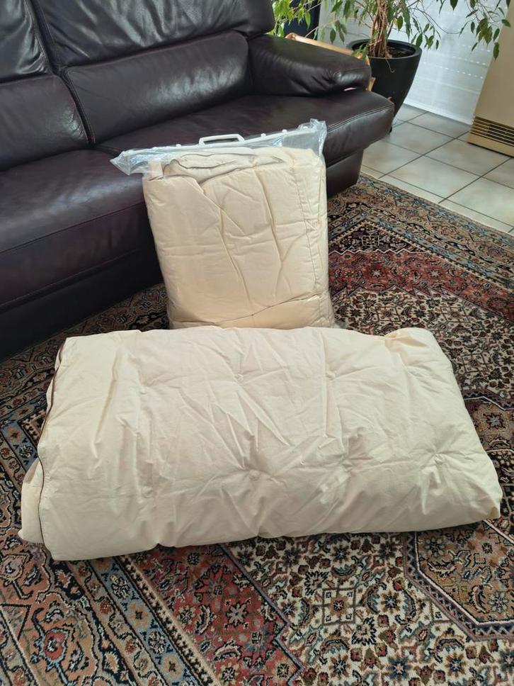 Donsdeken volledige vederdons, Huis en Inrichting, Zetels | Zetels en Chaises Longues, Zo goed als nieuw, Tweepersoons, Ophalen