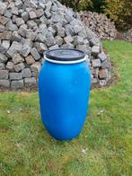 Blauwe ton met deksel, Tuin en Terras, Ophalen