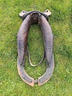 Ancien Collier de Cheval de Trait - Cuir & Bois, Enlèvement, Utilisé, Autres espèces