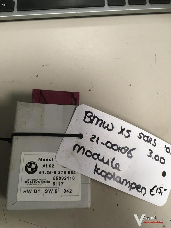 BMW X5 '02 3.0 D Module koplampen, Autos : Pièces & Accessoires, Éclairage, Utilisé, Enlèvement ou Envoi
