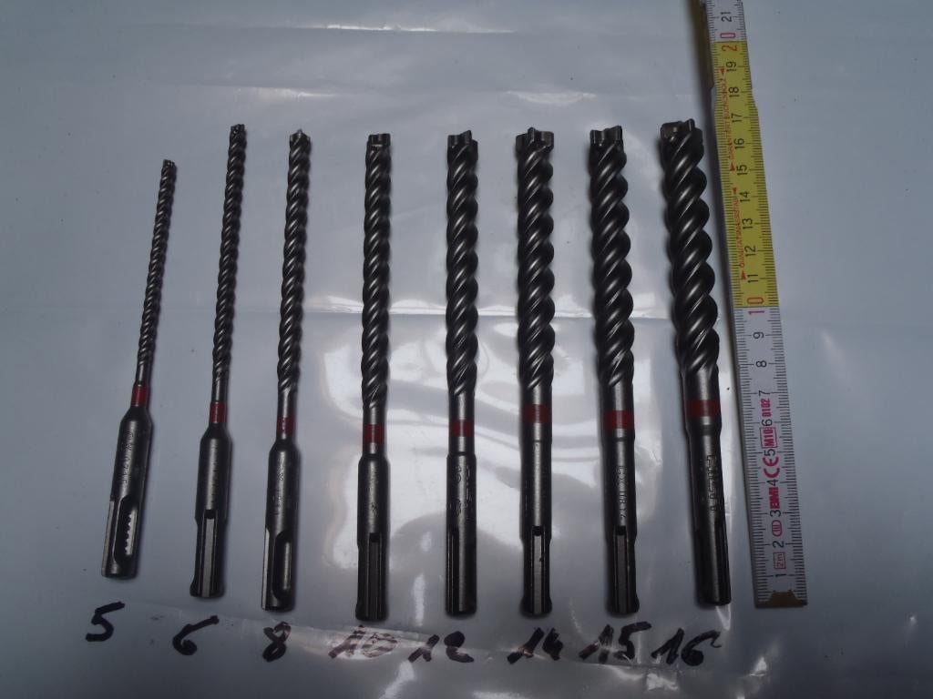 Set nieuwe SDS Plus boren lengte 170/220/270/470mm, Doe-het-zelf en Bouw, Gereedschap | Boormachines, Ophalen, Nieuw