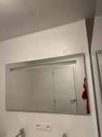 Badkamer wandspiegel met verlichting, Huis en Inrichting, Woonaccessoires | Spiegels, Ophalen, Zo goed als nieuw, 100 tot 125 cm