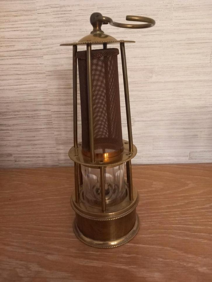 Petite lampe de mineur en laiton, Antiquités & Art, Antiquités | Bronze & Cuivre, Enlèvement ou Envoi