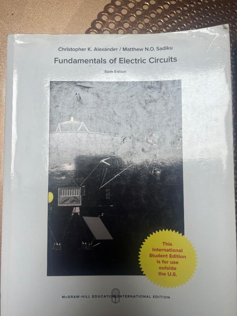 Fundamentals of electric circuits, Livres, Livres d'étude & Cours, Enlèvement ou Envoi, Utilisé