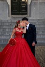 hennajurk, Kleding | Dames, Ophalen of Verzenden, Zo goed als nieuw, Rood, Trouwjurk