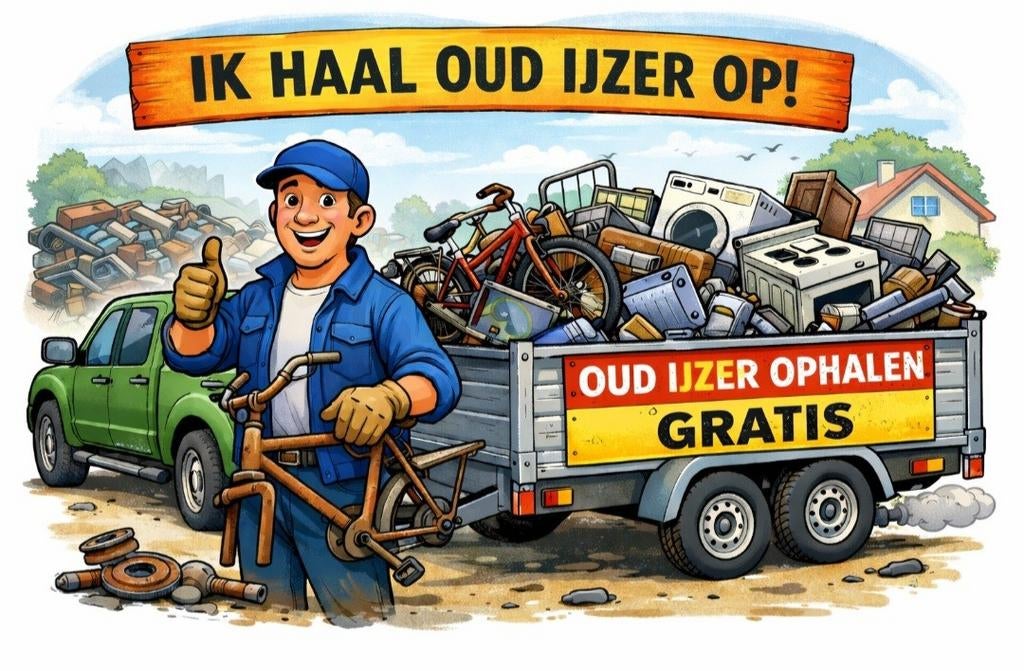 Gratis ijzer ophaling, Enlèvement ou Envoi
