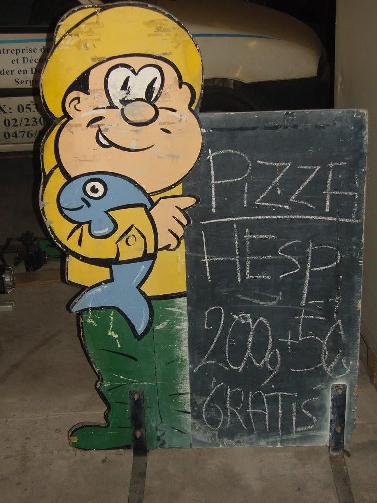 reclame bord, Verzamelen, Ophalen, Gebruikt