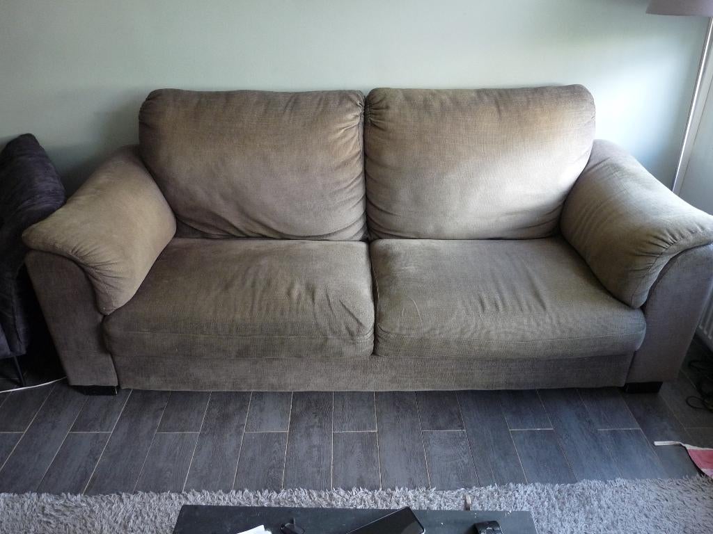 2 fauteuils à donner, Maison & Meubles, Fauteuils, Utilisé, Tissus, 125 cm ou plus, 75 à 100 cm, Enlèvement