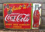 Emaille bord coca cola 1937, Verzamelen, Ophalen