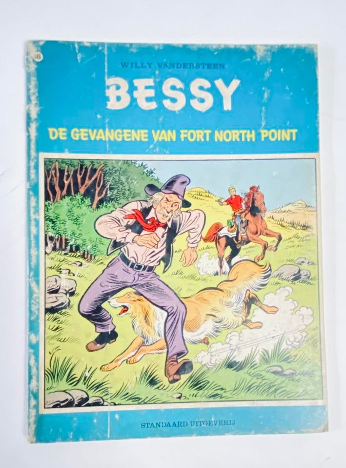 Bessy, De gevangene van fort north point, Eén stripboek, Ophalen of Verzenden, Gelezen