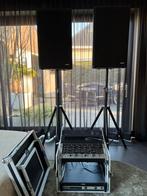 Nova 15VS PA set met versterkerrack, Numark mixer en acc, Autres marques, Comme neuf, Enlèvement, Autres types