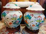 2 grote chinese dekselvazen, Antiek en Kunst, Ophalen