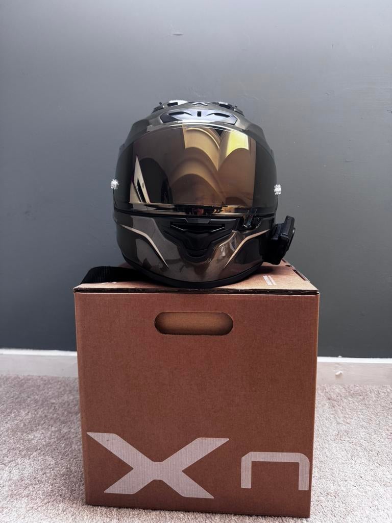 Nexx X.R3R Hagibis Gold - maat XL, Motoren, Kleding | Motorhelmen, Ophalen, XL