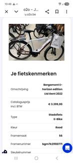 Bergamont horizon limeted edition, Enlèvement