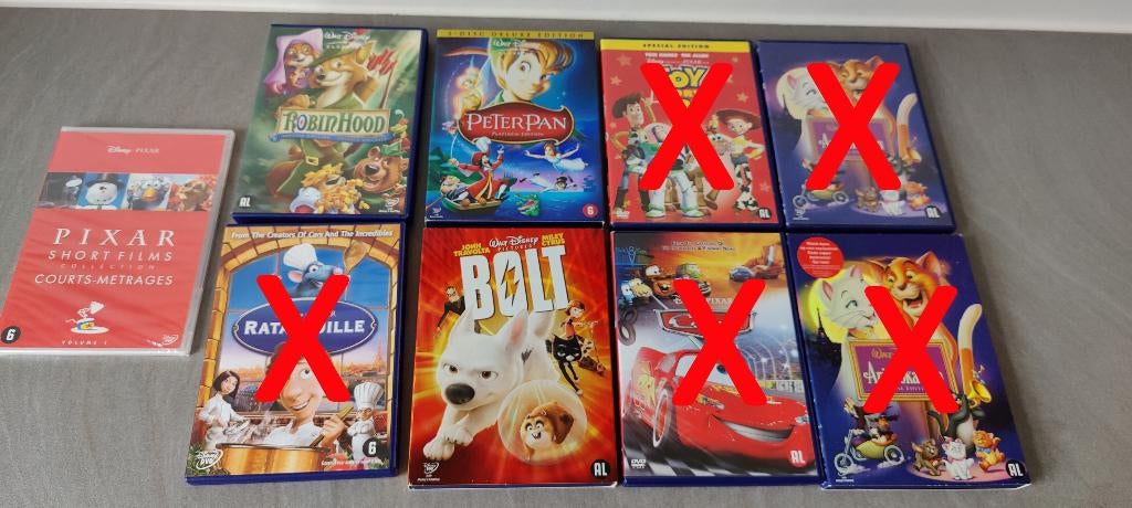 Disney DVD's, Ophalen, Gebruikt
