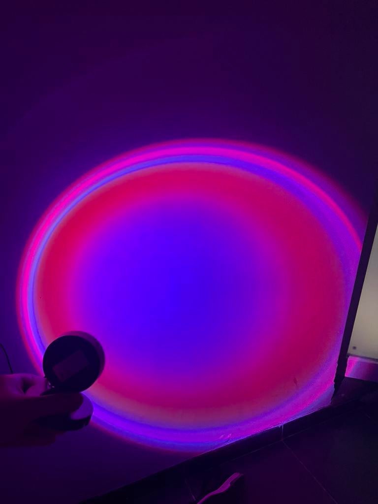 Lampe de table - Lampe de projection- port USB - Multicolore, Maison & Meubles, Enlèvement, Neuf