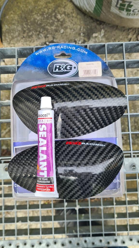 R&G carbon tanksliders voor Street Triple, Ophalen of Verzenden, Nieuw