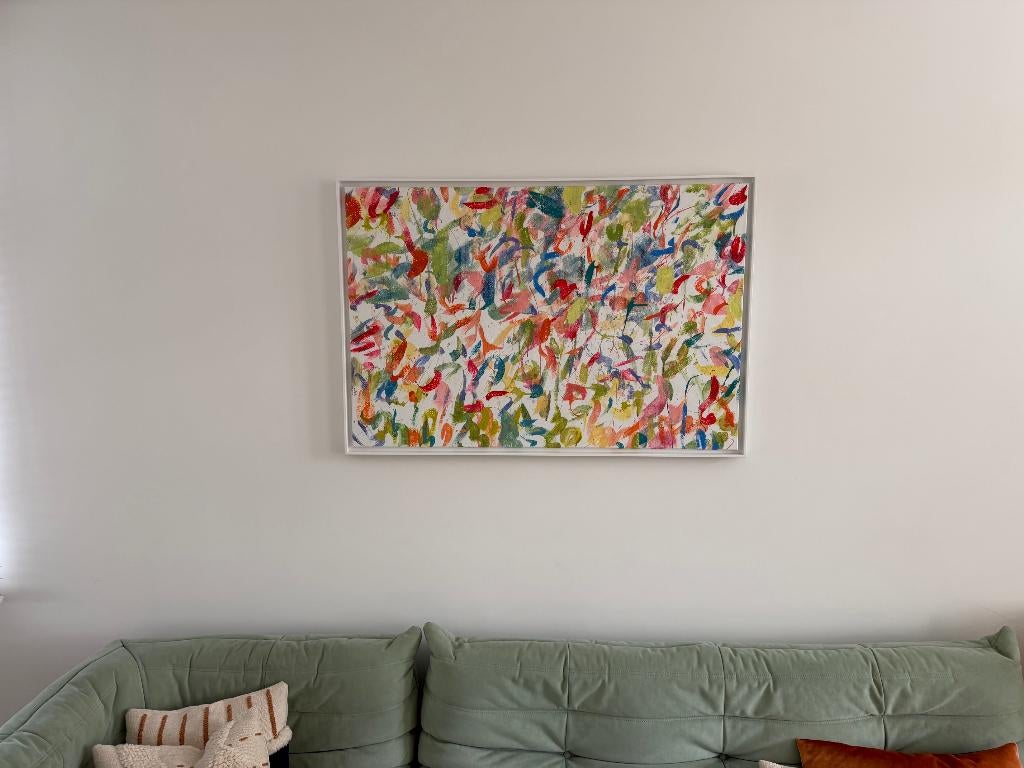 Modern schilderij op doek van Valentine De Cordier van 2020, Ophalen