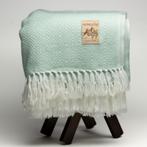 Alpaca Wol Dekentje Mint 200x140cm Zachte Sofadeken uit Peru, Verzenden, Nieuw