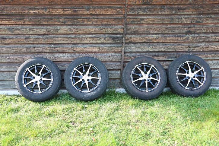 4 JANTES ALU DOTZ 4X100 PEUGEOT, CITROEN, FIAT, DACIA, ETC.., Autos : Pièces & Accessoires, Pneus & Jantes, Pneus et Jantes, Pneus été