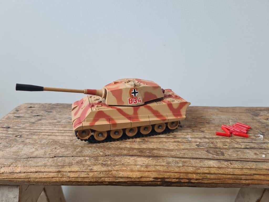 Corgi toys king tiger, Ophalen of Verzenden, Corgi