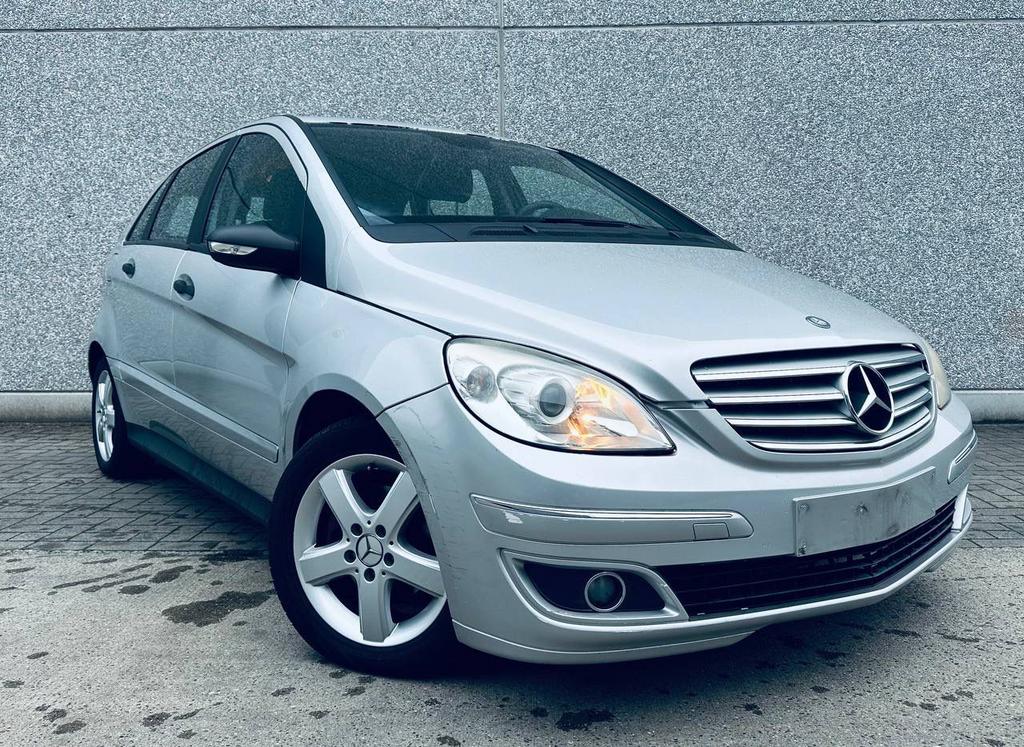 Mercedes B170 benzine AIRCO-CRUISE-GEKEURD VOOR VERKOOP!, Argent ou Gris, Achat, Entreprise, Boîte manuelle