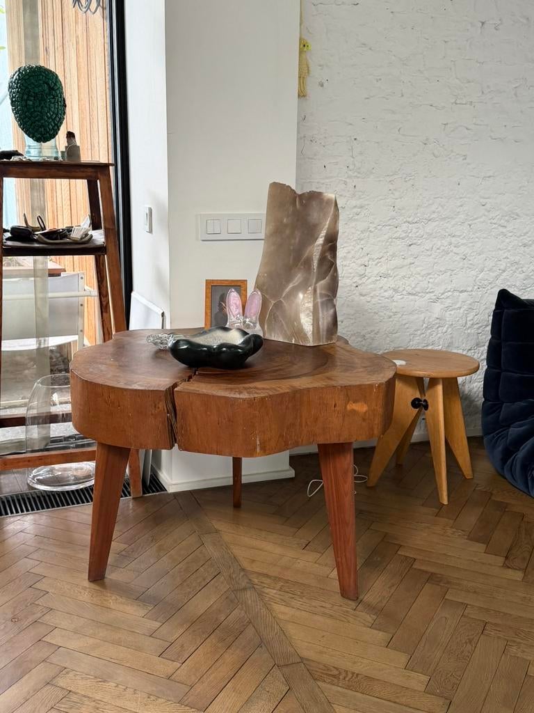 Table en bois massif, Maison & Meubles, Enlèvement, Comme neuf