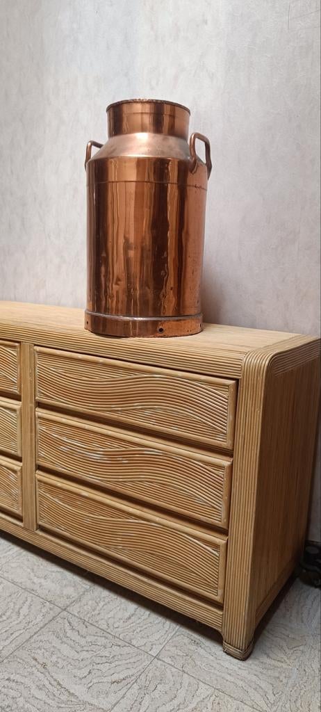 Antieke koperen melkkan, Ophalen